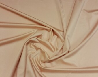 Nude - Plain Lycra Spandex Stretch Fabric Material - 150cm (59") wide per metre / half