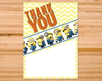 Popular items for minion thank you on Etsy