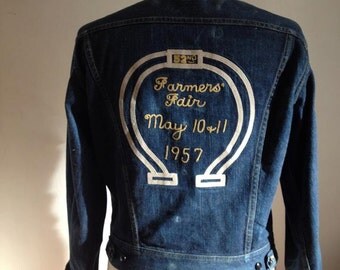 Lee 101, 1950's 'Warehouse' repro. Size 40. Rockabilly
