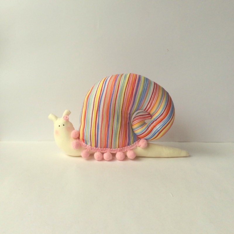 snail stuffed toy