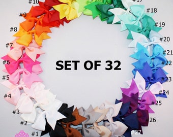 baby bows, Back to School, Girls hair Bows, (0.99 CENTS each), hair bows for girls, baby hair bows, Girls bow, school hairbows, B303