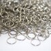 thumbnail image 2 of 100 Sterling Silver Open Jump Rings – 4mm, 21 Gauge, 925 Purity #51021 2 of 5
