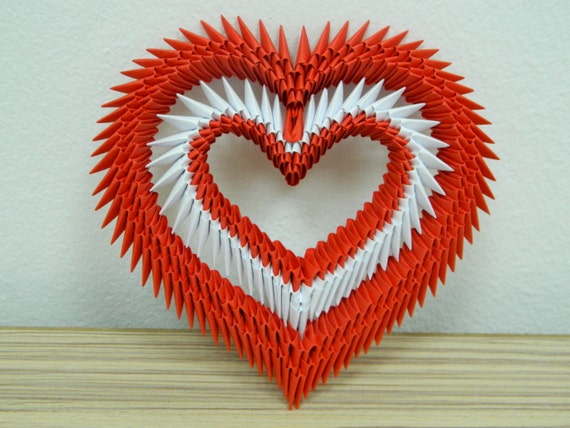 Origami Coeur 3d