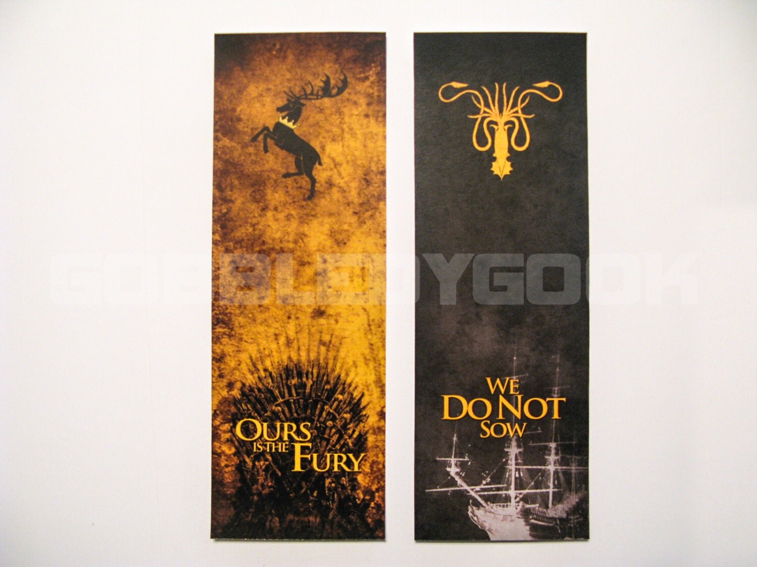 Game of Thrones Bookmarks 5 Printable Designs for Download