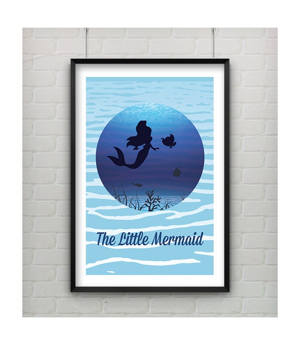 Litttle Mermaid Print Little Mermaid 11x17 Print