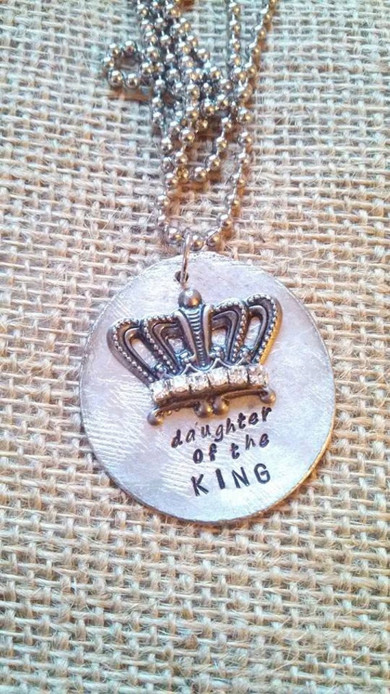 Daughter of the King necklace by Designing4One on Etsy
