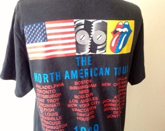 Vintage 1989 Rolling Stones T-shirt -Steel Wheels Tour