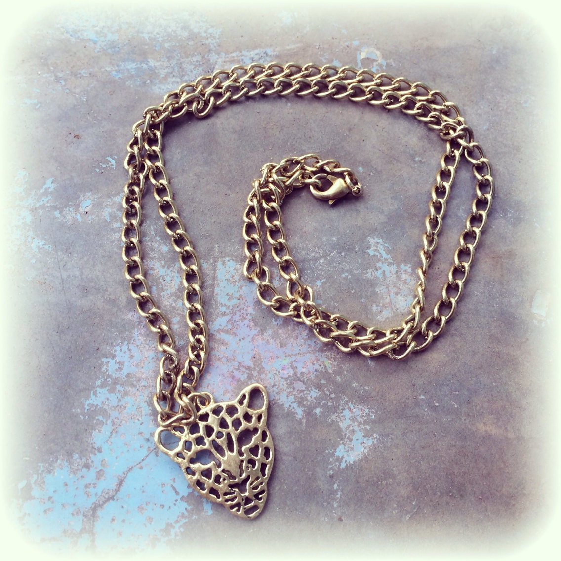 Gold Tiger Necklace