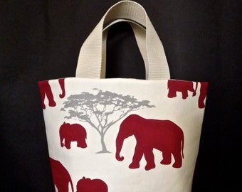 red elephant bag