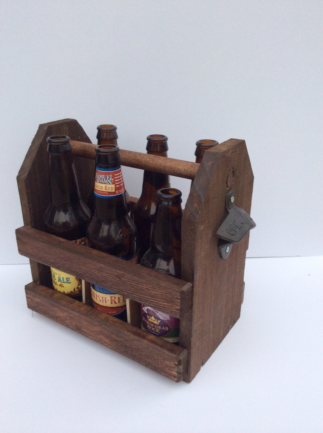 Wooden Beer Tote