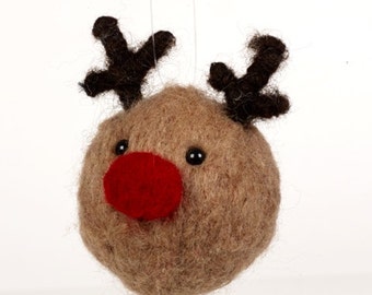 Reindeer Bauble Needle Felting Kit
