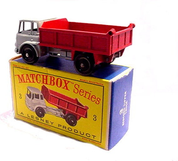 1960s Matchbox No 3 Bedford Tipper Truck In Box