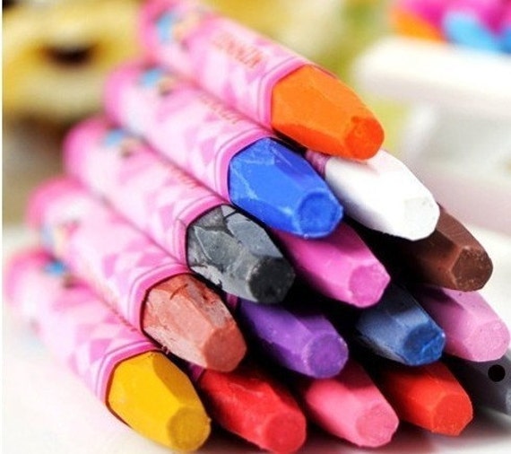 Items similar to Crayons children's oil pastels non toxic color rich