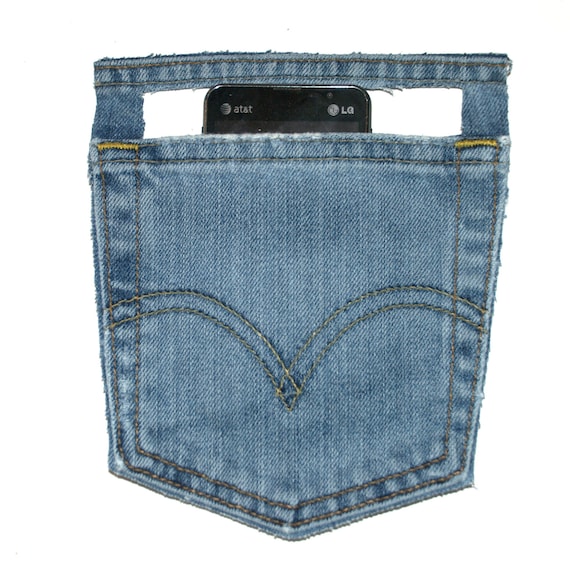 Download Cell Phone Docking Station of Levi's Denim Blue Jeans