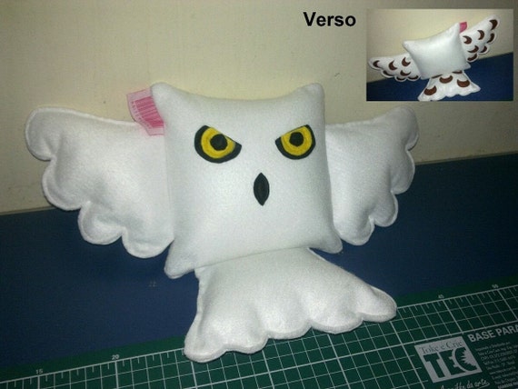 hedwig plush pillow