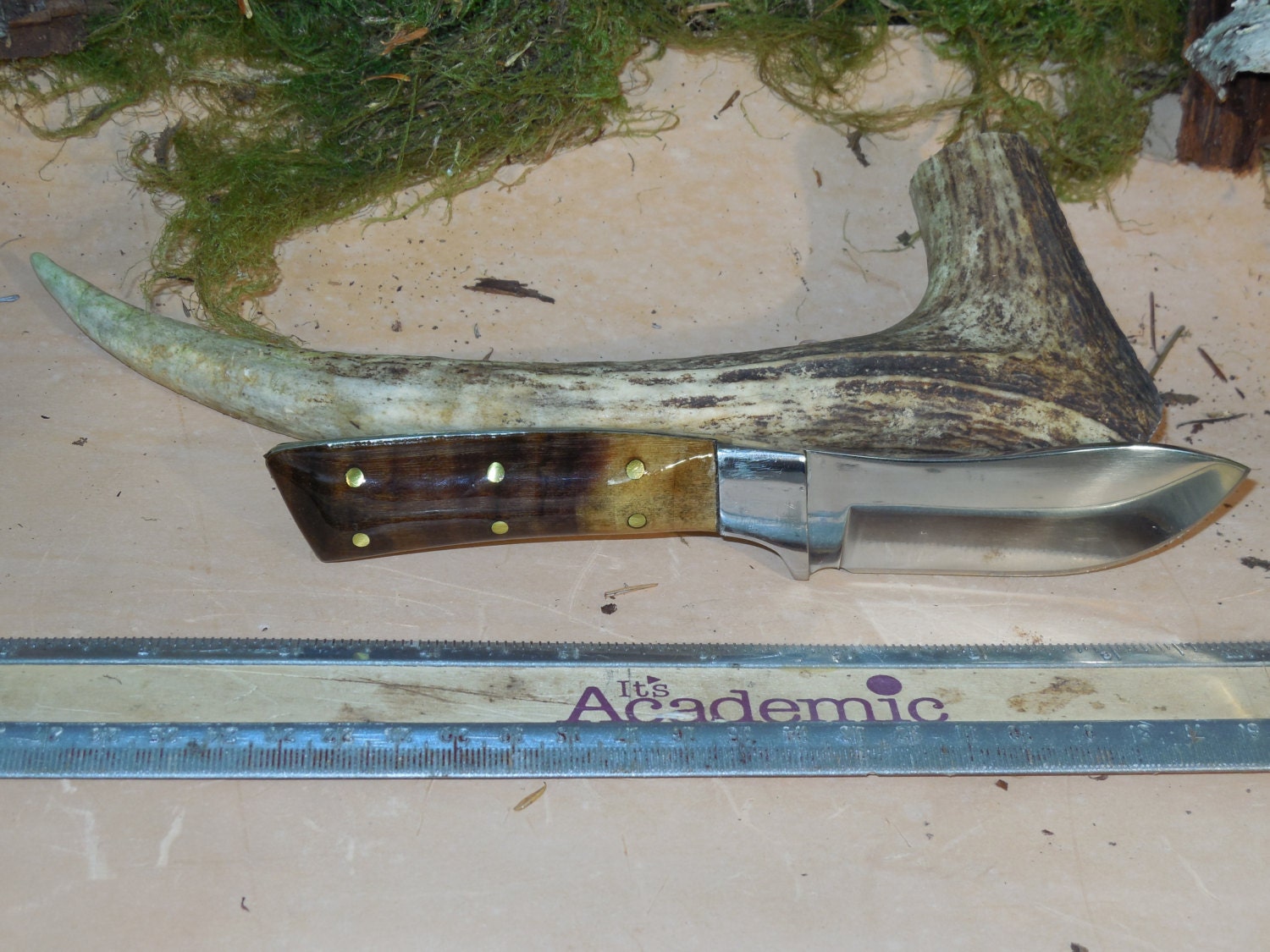 Wyoming Skinner Tulip Poplar Wood Handles skinning Knife