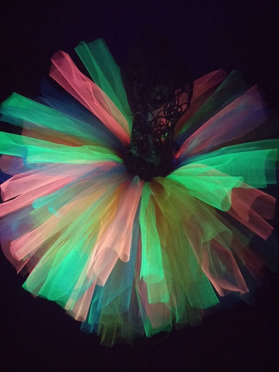 Children's Tutu Handmade Birthday Glow In The Dark Tutu