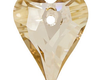 SWAROVSKI 6240 Wild Heart Pendant - 17mm - Golden Shadow