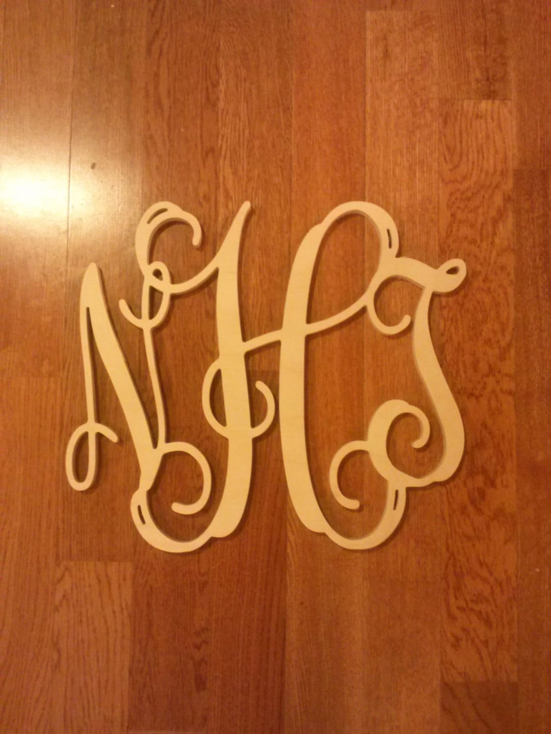Wall Decor Wooden Monogram 20 Ready to be painted
