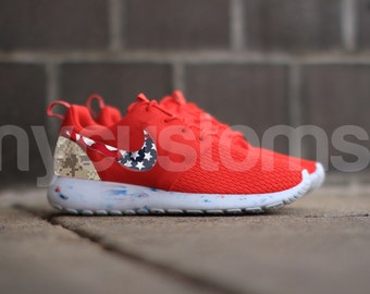 roshe run red marble