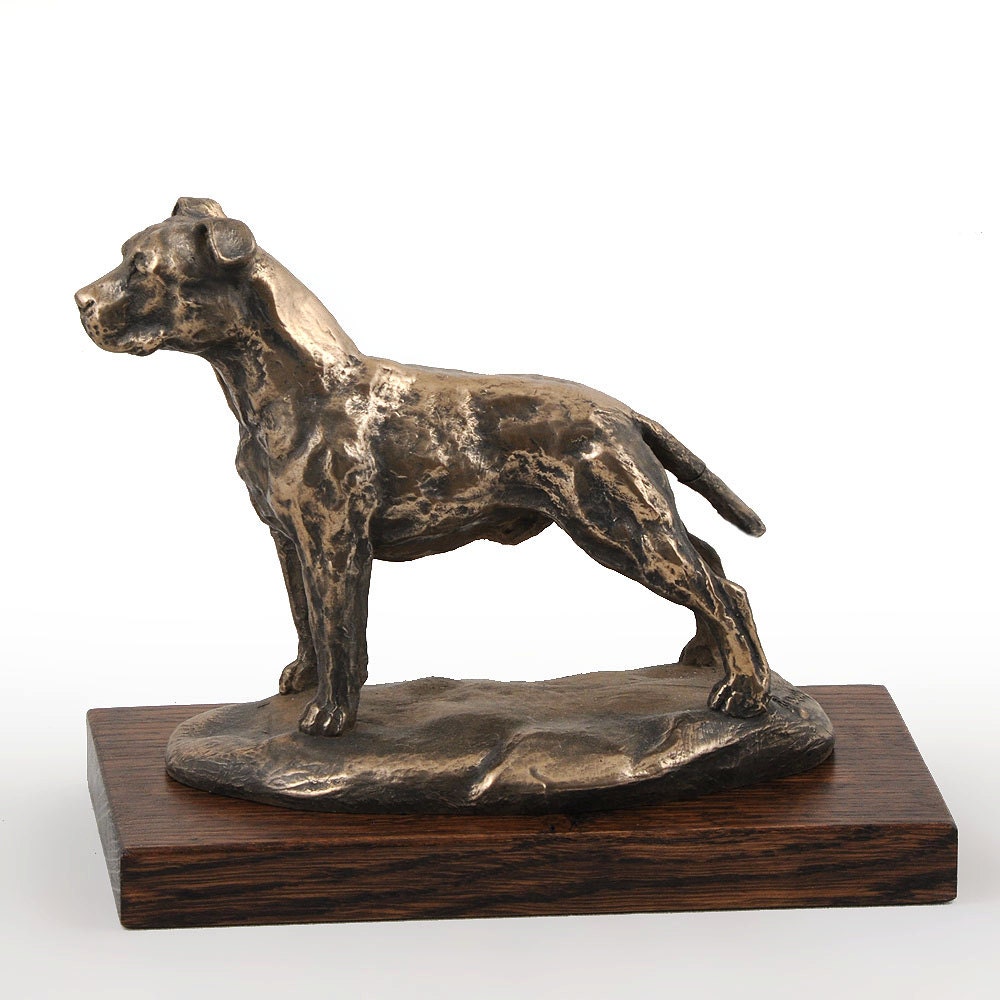 staffordshire bull terrier sculpture