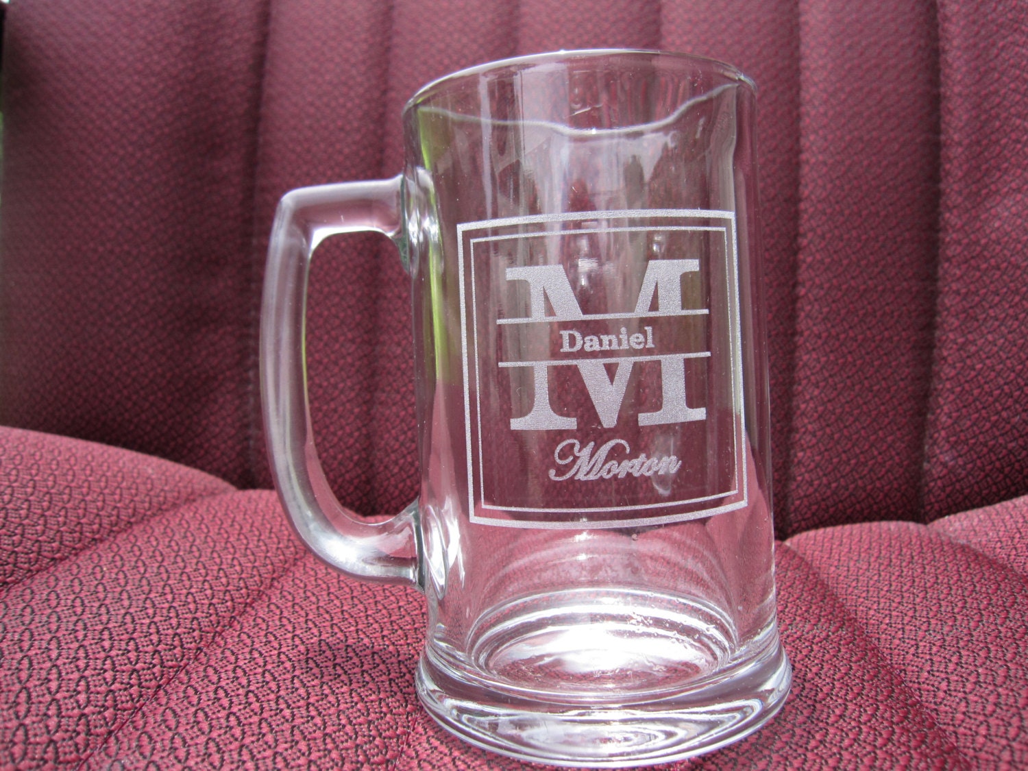 6 Custom Engraved Beer Mugs