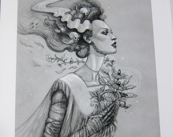 Bride of Frankenstein Archival Print