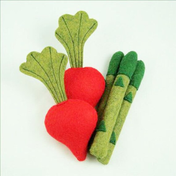 Items similar to PDF Pattern Felt Market Vegetables Veggies! Lilly
