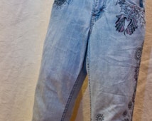 custom graphic jeans