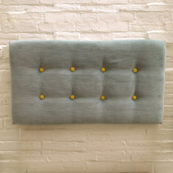 Fabric covered headboard single by LovenestUK on Etsy