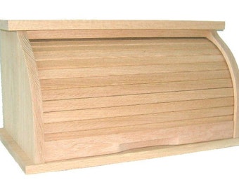 Breadbox, Unfinished Oak