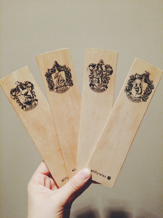 HOGWARTS HOUSE SET - Harry Potter bookmark range.