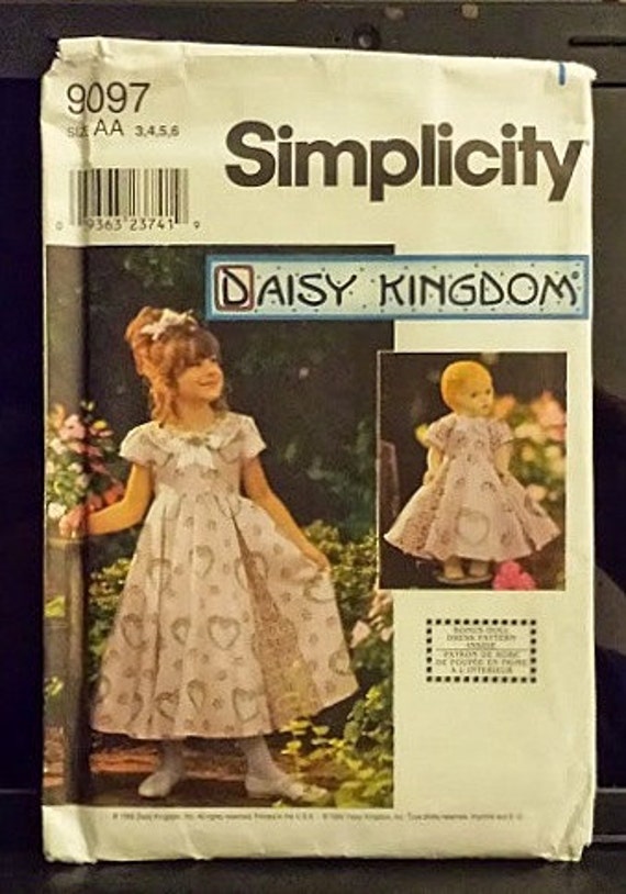 Daisy Kingdom Girls' Fancy Dress w/ 18 Doll Dress