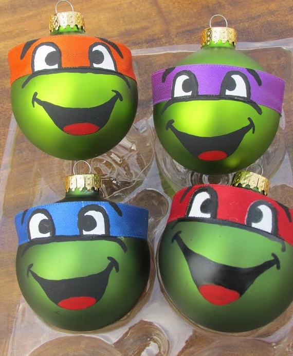 Items similar to Teenage Mutant Ninja Turtles Christmas Ornaments ...