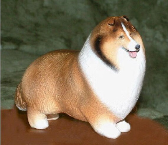 shetland sheepdog figurine