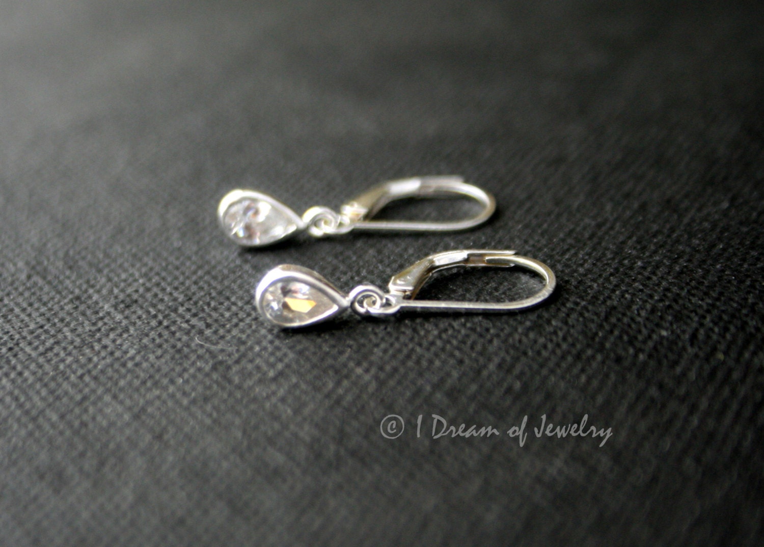 Sterling Silver French Hook Earring Ear Wire With Glue In Pearl - Foto 7