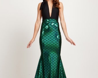 Mermaid Tail Maxi Skirt, Available in 8 colors and 6 sizes