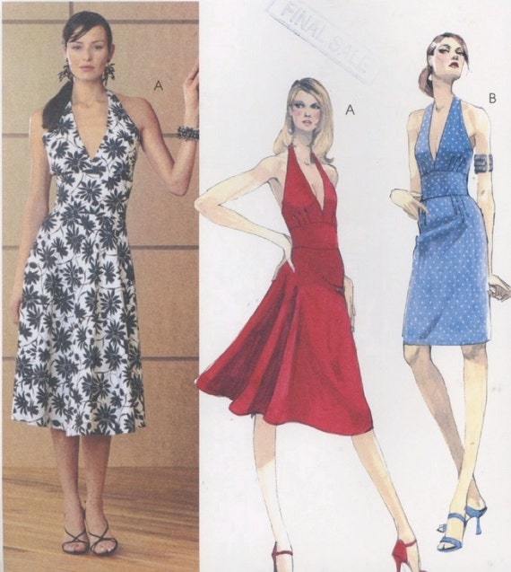 Summer Halter  dress  pattern  or Bridesmaids dress  by HeyChica