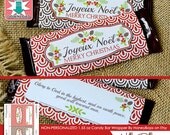 INSTANT DOWNLOAD Christmas/Noel 1-55oz Candy Bar Wrapper - Non Personalized Instant Download PDF Il_170x135