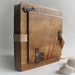 Diary Sketch book Guest book Art journal Wooden Steampunk