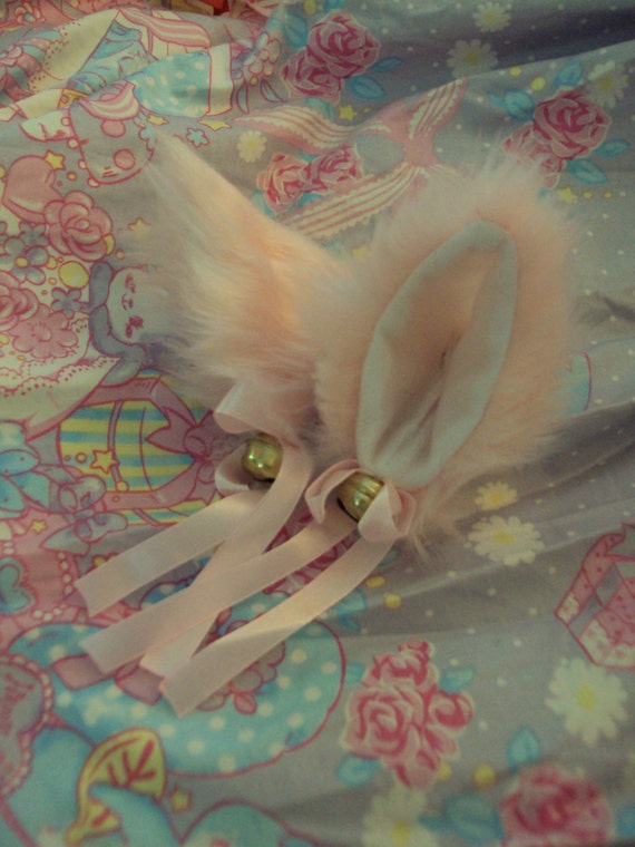 Kawaii Fox Cat Cosplay Furry Ear Hair Clips Cotton Candy