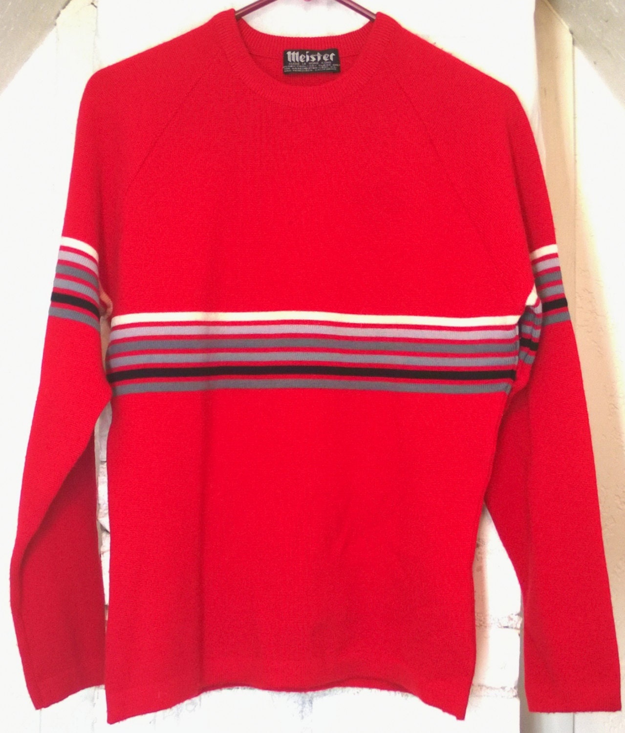 Vintage 1970s Sweater by Meister Ski Wear 100% New Wool
