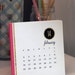 Touch of Glitter 2014 Desk Calendar
