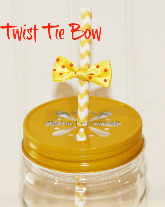 ... Twist Tie Bag Sealer-Party Favor Bag Ties-Polka Dot Ribbon Bow