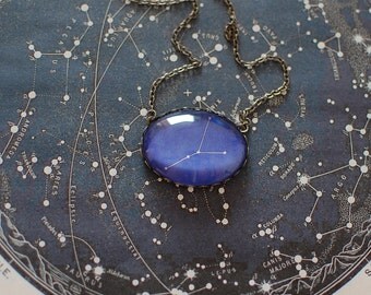 Cancer Zodiac Necklace. Cancer Constellation Necklace. Cancer Necklace. Cancer Star Sign Necklace. Zodiac Jewelry. Astronomy. Zodiac Sign.