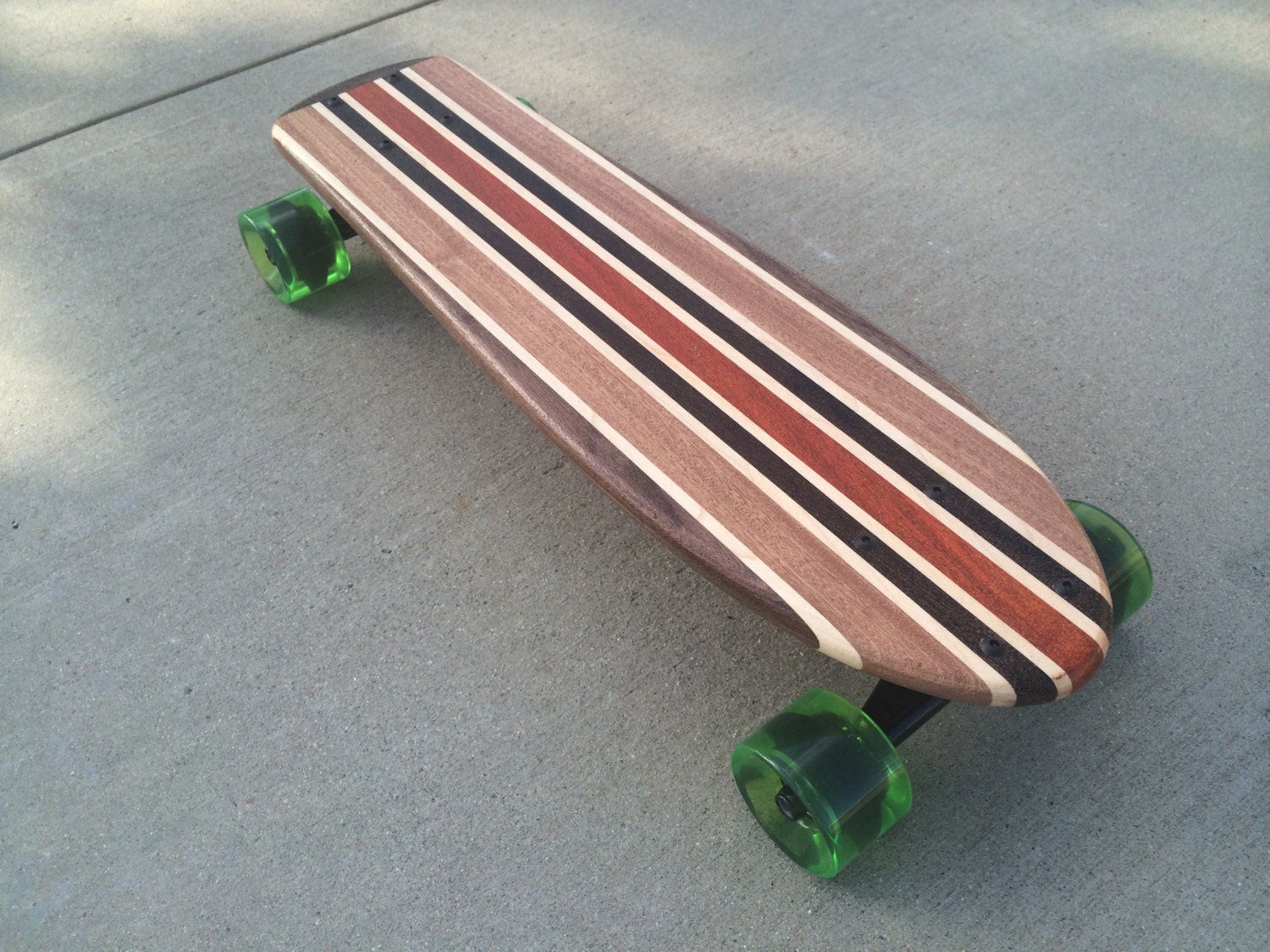Mini Cruiser Skateboard Honey solid wood board
