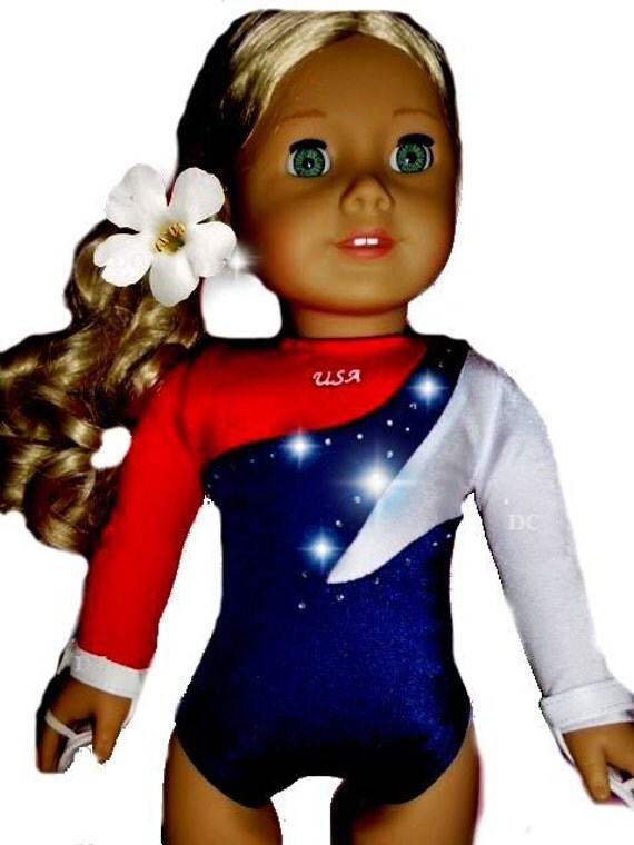 Gymnastics Leotard fits American Girl Doll QUALITY 18 Inch Doll