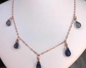 Popular items for iolite briolette on Etsy