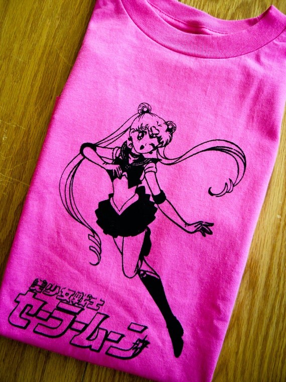 Sailor Moon Inspired Screenprinted T-Shirt