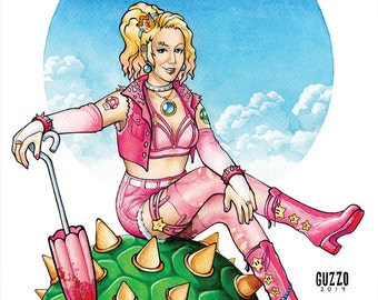 Punk Rock Princess Peach